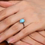 انگشتر فیروزه شجری زنانه کد 34145