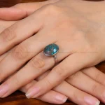 انگشتر فیروزه شجری زنانه کد 34148