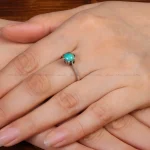 انگشتر فیروزه شجری زنانه کد 34159