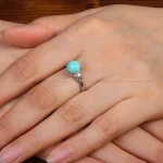 انگشتر فیروزه شجری زنانه کد 34162
