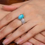 انگشتر فیروزه شجری زنانه کد 34184
