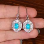 گوشواره فیروزه زنانه کد 34331