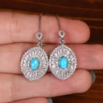 گوشواره فیروزه زنانه کد 34336