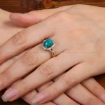 انگشتر فیروزه شجری زنانه کد 34343