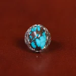 انگشتر فیروزه شجری مردانه کد34458