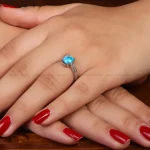 انگشتر فیروزه شجری زنانه کد 34725