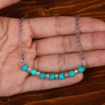 گردنبند فیروزه زنانه کد 34749