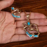 نیم ست فیروزه کوب طرح ایران کد 34750