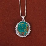 گردنبند فیروزه زنانه کد 34764
