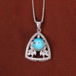 گردنبند فیروزه زنانه کد 34769
