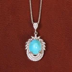 گردنبند فیروزه زنانه کد 34772