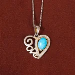 گردنبند فیروزه زنانه کد 34773