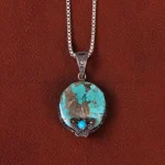 گردنبند فیروزه زنانه کد 34834