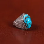 انگشتر فیروزه شجری مردانه کد34901