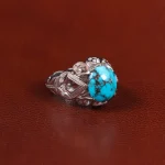 انگشتر فیروزه شجری مردانه کد34907