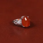 انگشتر عقیق زنانه کد 34977