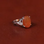 انگشتر عقیق زنانه کد 34992