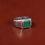 انگشتر زمرد مردانه کد 35047