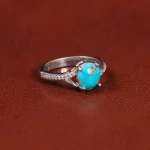 انگشتر فیروزه شجری زنانه کد 35139