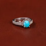 انگشتر فیروزه عجمی زنانه کد 35148