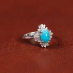 انگشتر فیروزه شجری زنانه کد 35155