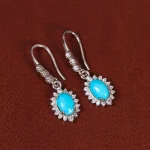 گوشواره فیروزه زنانه کد 35196