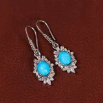 گوشواره فیروزه زنانه کد 35197