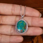 گردنبند فیروزه زنانه کد 34764