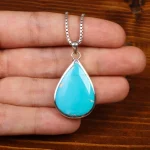 گردنبند فیروزه زنانه کد 34887