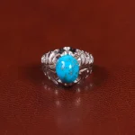 انگشتر فیروزه شجری مردانه کد34900