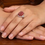انگشتر عقیق زنانه کد 34972