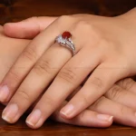 انگشتر عقیق زنانه کد 34981