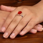 انگشتر عقیق زنانه کد35009