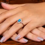 انگشتر فیروزه شجری زنانه کد 35133