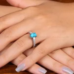 انگشتر فیروزه شجری زنانه کد 35137
