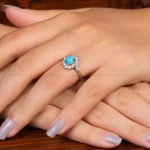 انگشتر فیروزه شجری زنانه کد 35146