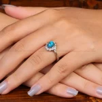 انگشتر فیروزه شجری زنانه کد 35150
