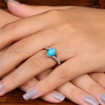 انگشتر فیروزه شجری زنانه کد 35161