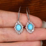 گوشواره فیروزه زنانه کد 35194