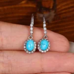 گوشواره فیروزه زنانه کد 35199