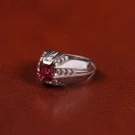 انگشتر گارنت مردانه کد 34927