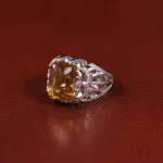 انگشتر سیترین مردانه کد 34932