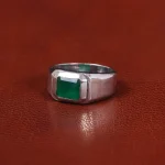 انگشتر زمرد مردانه کد 35048