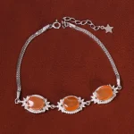 دستبند عقیق یمن زنانه کد 35292