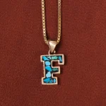 گردنبند فیروزه کوب زنانه کد 35301