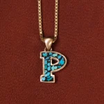گردنبند فیروزه کوب زنانه کد 35307