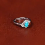 انگشتر فیروزه عجمی زنانه کد 35322