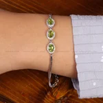 دستبند زبرجد زنانه کد 35284