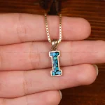 گردنبند فیروزه کوب زنانه کد 35303