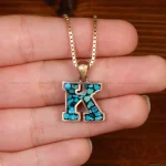 گردنبند فیروزه کوب زنانه کد 35304